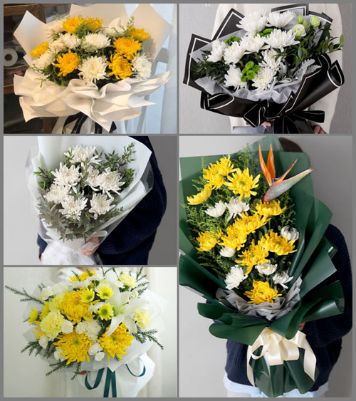 广东广州市花都区梯面镇埔岭村白事花束代送
